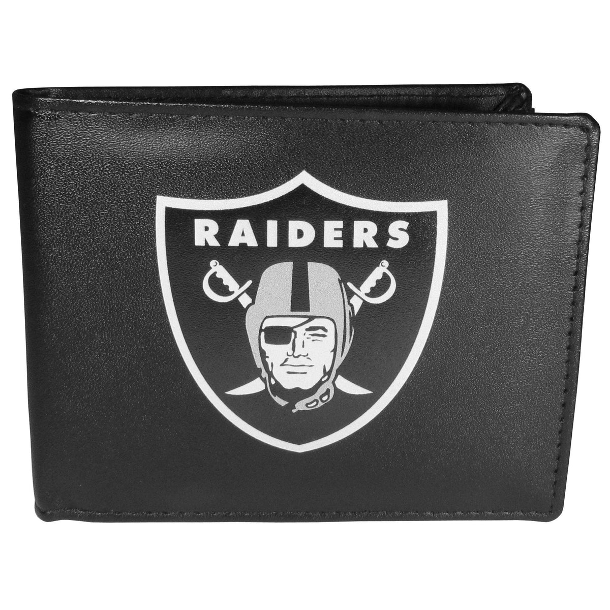 Las Vegas Raiders Bi-fold Wallet Large Logo - Flyclothing LLC