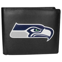 Seattle Seahawks Bi-fold Wallet Large Logo - Flyclothing LLC