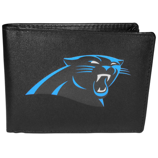 Carolina Panthers Bi-fold Wallet Large Logo - Siskiyou Buckle