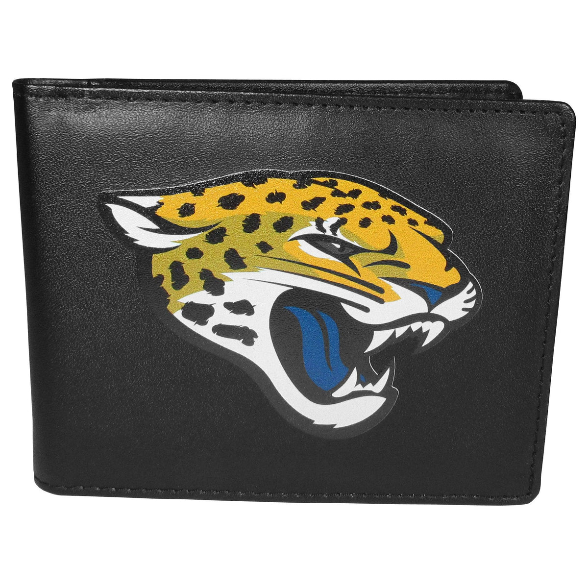 Jacksonville Jaguars Bi-fold Wallet Large Logo - Flyclothing LLC