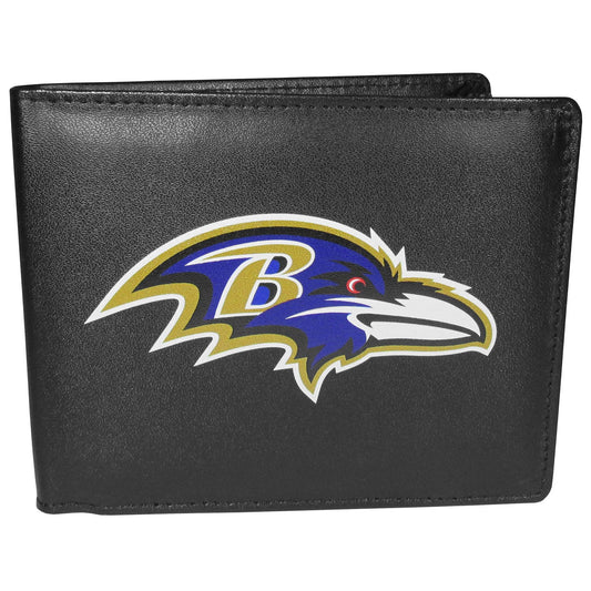 Baltimore Ravens Bi-fold Wallet Large Logo - Siskiyou Buckle