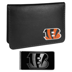 Cincinnati Bengals Weekend Bi-fold Wallet & Black Money Clip - Flyclothing LLC