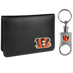 Cincinnati Bengals Weekend Bi-fold Wallet & Valet Key Chain - Siskiyou Buckle