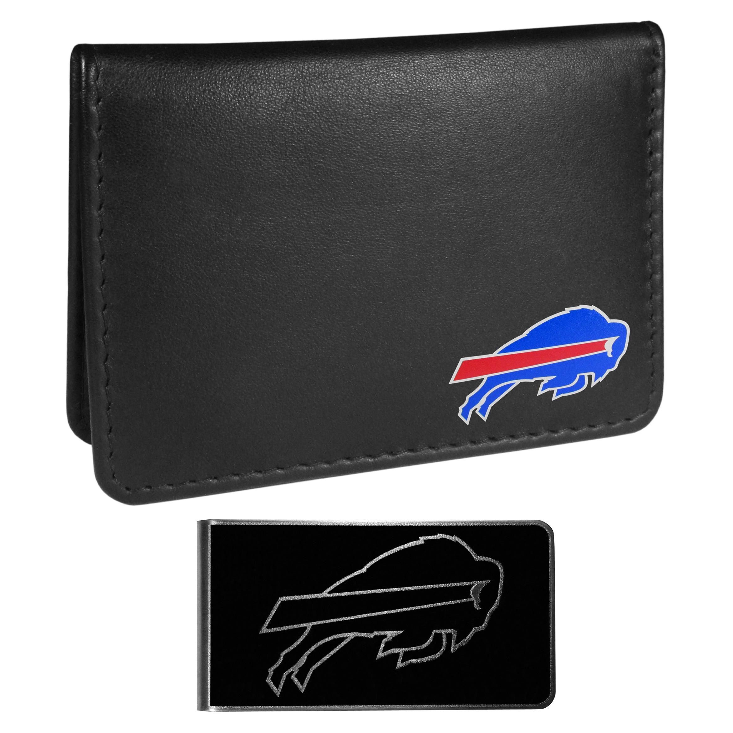 Buffalo Bills Weekend Bi-fold Wallet & Black Money Clip - Flyclothing LLC