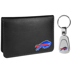 Buffalo Bills Weekend Bi-fold Wallet & Steel Key Chain - Siskiyou Buckle