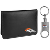 Denver Broncos Weekend Bi-fold Wallet & Valet Key Chain - Flyclothing LLC