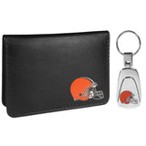 Cleveland Browns Weekend Bi-fold Wallet & Steel Key Chain - Flyclothing LLC