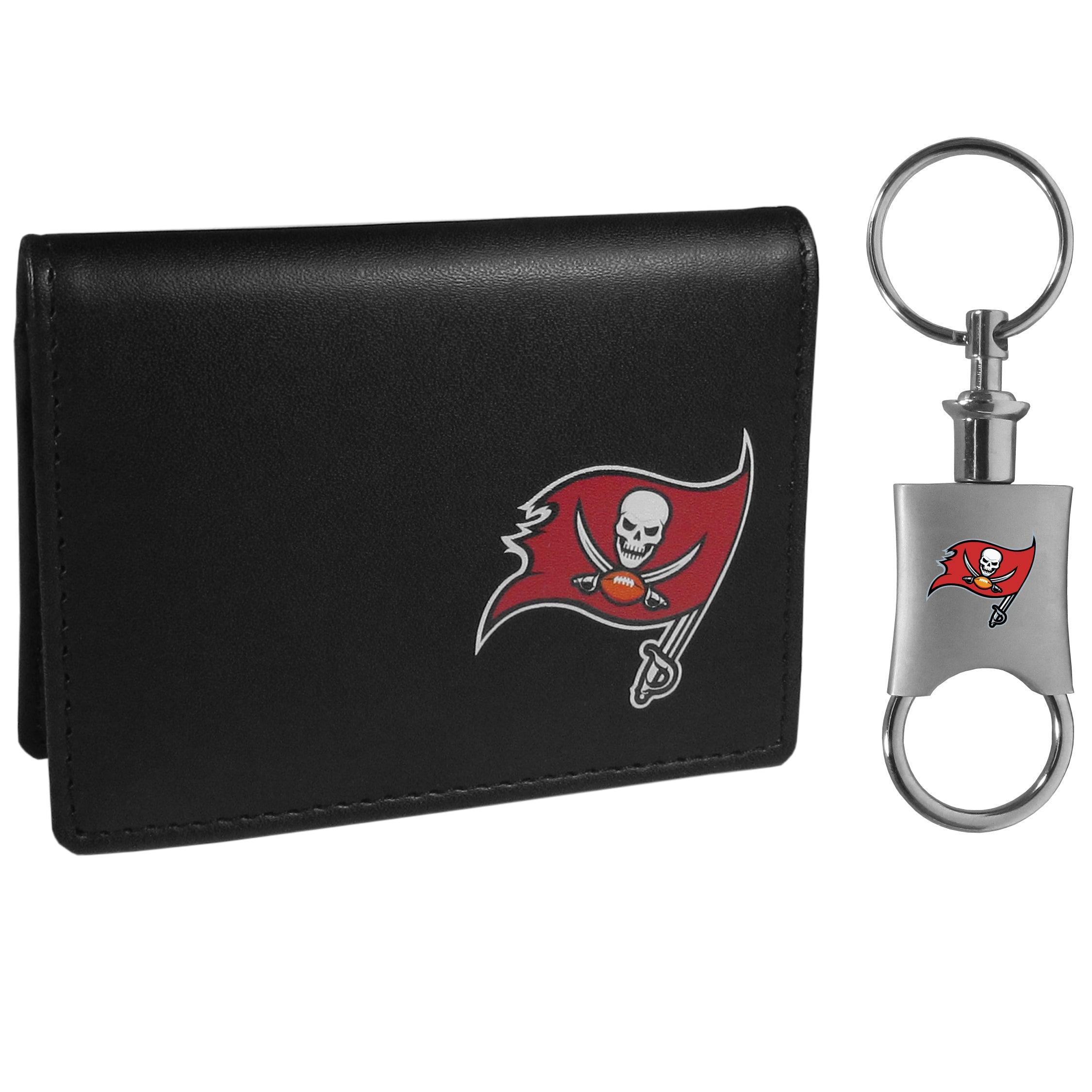 Tampa Bay Buccaneers Weekend Bi-fold Wallet & Valet Key Chain - Flyclothing LLC