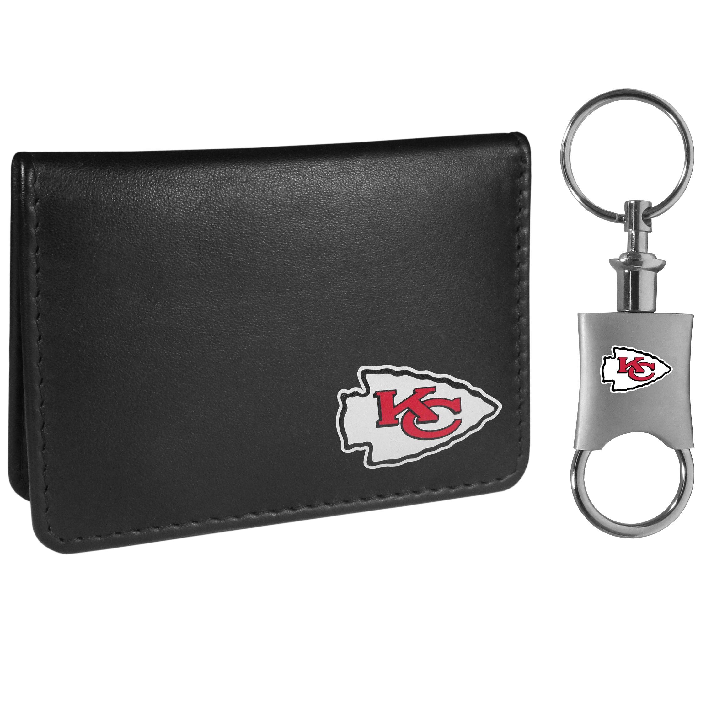 Kansas City Chiefs Weekend Bi-fold Wallet & Valet Key Chain - Flyclothing LLC