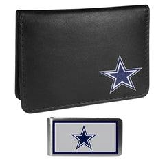 Dallas Cowboys Weekend Bi-fold Wallet & Color Money Clip - Siskiyou Buckle