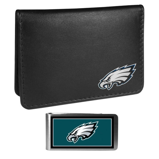 Philadelphia Eagles Weekend Bi-fold Wallet & Color Money Clip - Siskiyou Buckle