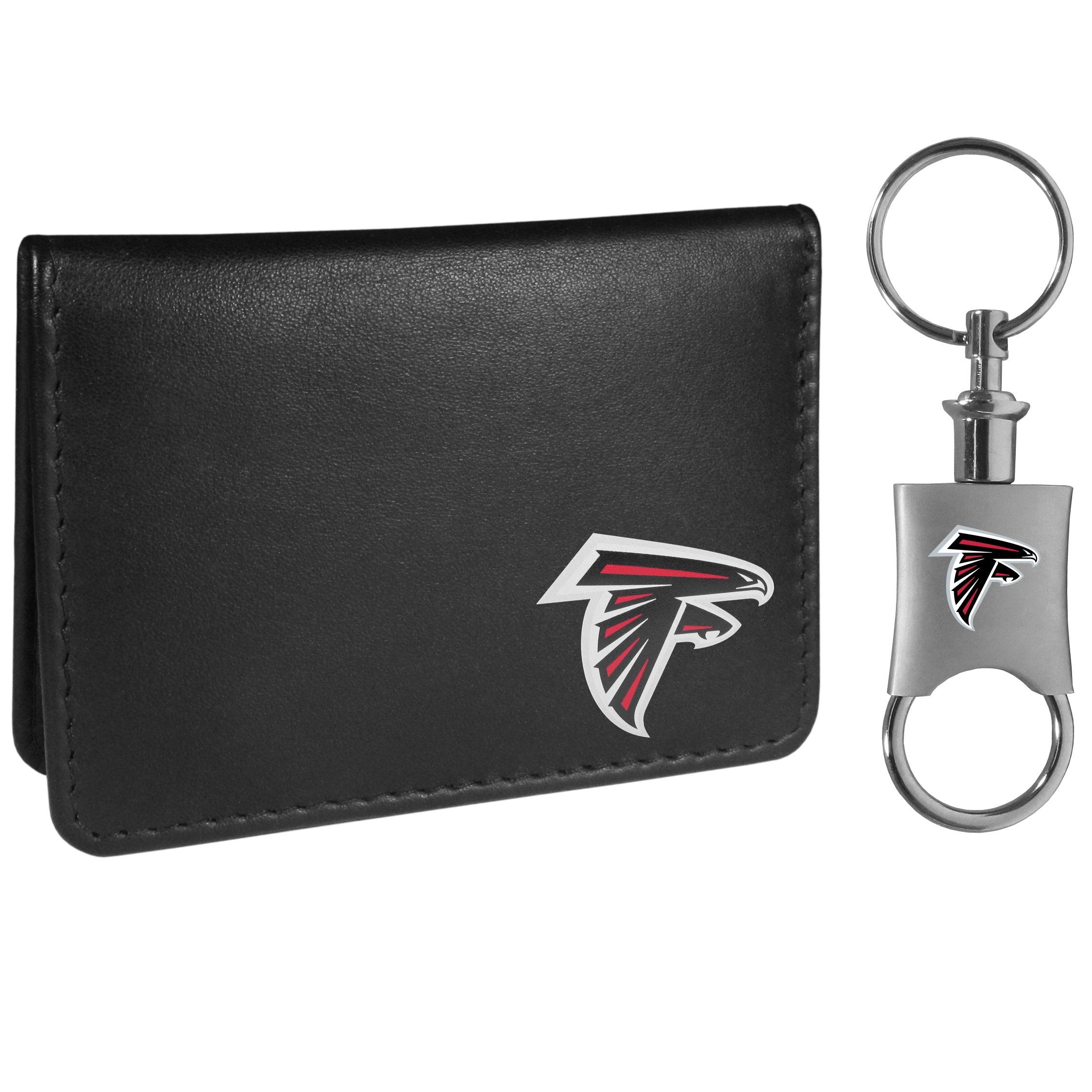 Atlanta Falcons Weekend Bi-fold Wallet & Valet Key Chain - Siskiyou Buckle