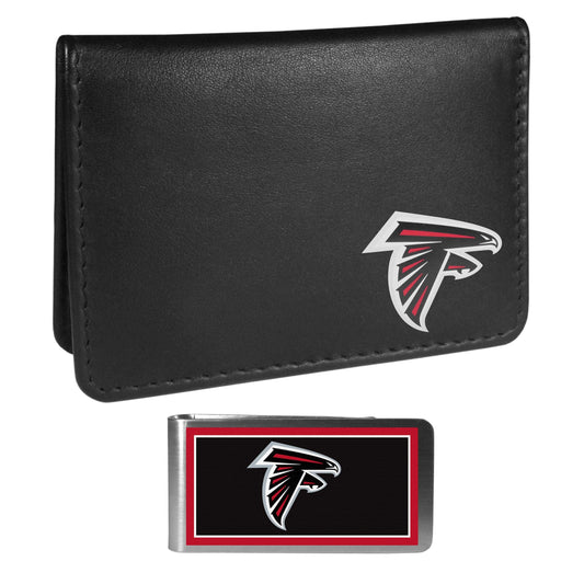 Atlanta Falcons Weekend Bi-fold Wallet & Color Money Clip - Siskiyou Buckle