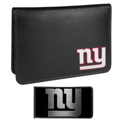 New York Giants Weekend Bi-fold Wallet & Black Money Clip - Siskiyou Buckle