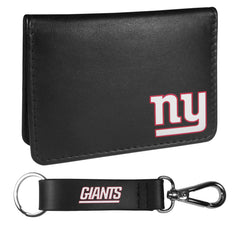 New York Giants Weekend Bi-fold Wallet & Strap Key Chain - Siskiyou Buckle