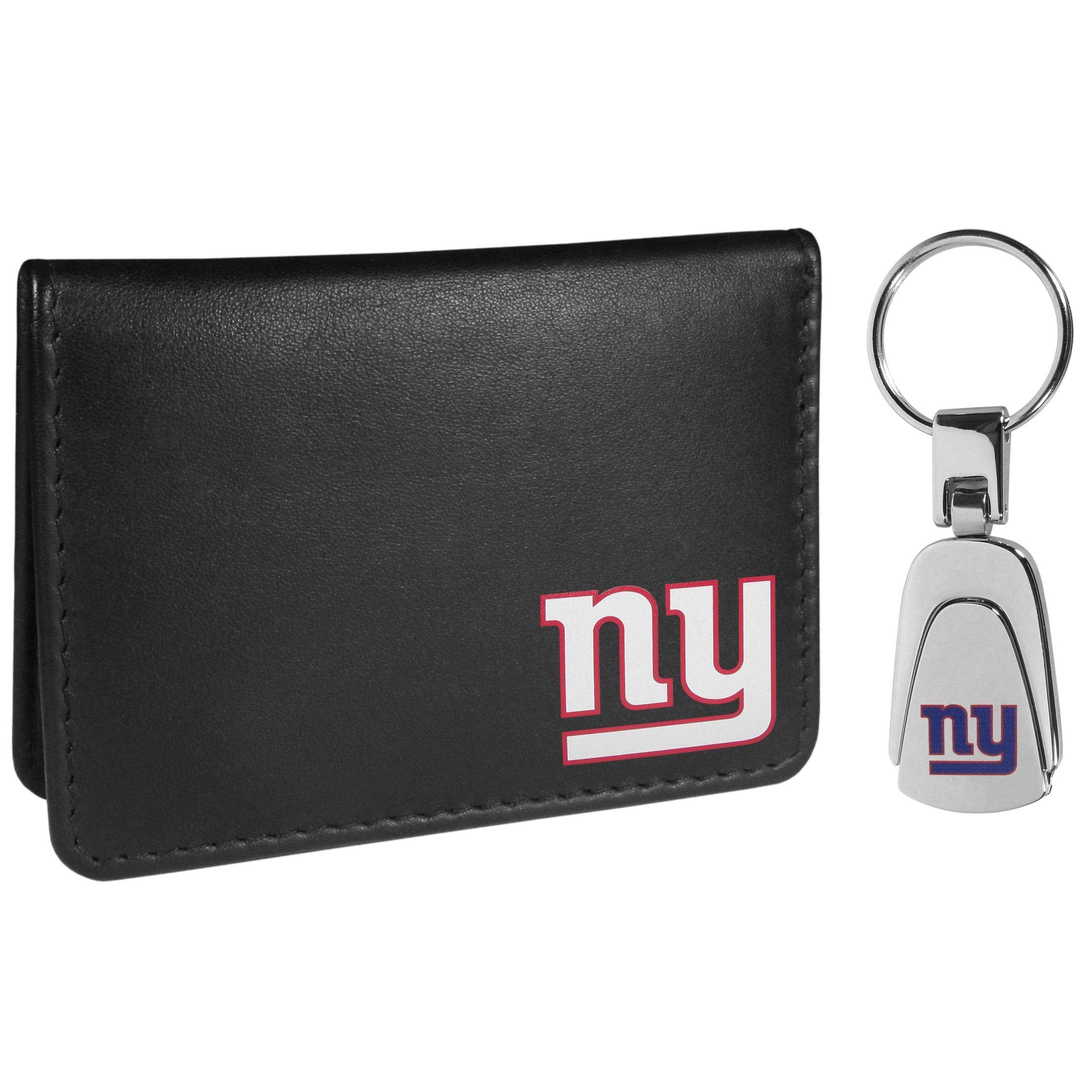 New York Giants Weekend Bi-fold Wallet & Steel Key Chain - Siskiyou Buckle