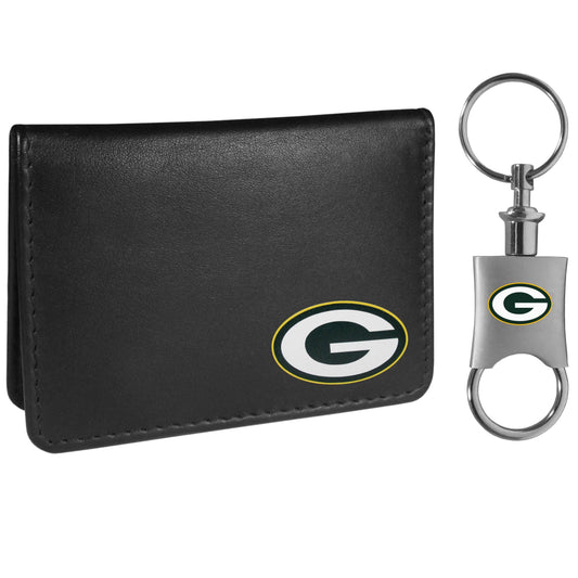 Green Bay Packers Weekend Bi-fold Wallet & Valet Key Chain - Flyclothing LLC