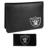 Las Vegas Raiders Weekend Bi-fold Wallet & Black Money Clip - Flyclothing LLC