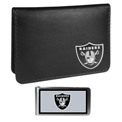 Las Vegas Raiders Weekend Bi-fold Wallet & Color Money Clip - Flyclothing LLC