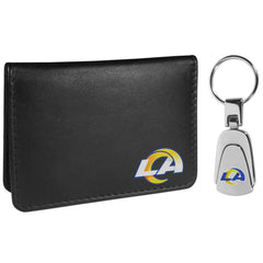 Los Angeles Rams Weekend Bi-fold Wallet & Steel Key Chain - Flyclothing LLC