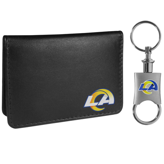 Los Angeles Rams Weekend Bi-fold Wallet & Valet Key Chain - Flyclothing LLC