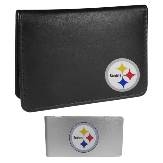 Pittsburgh Steelers Weekend Bi-fold Wallet & Money Clip - Siskiyou Buckle