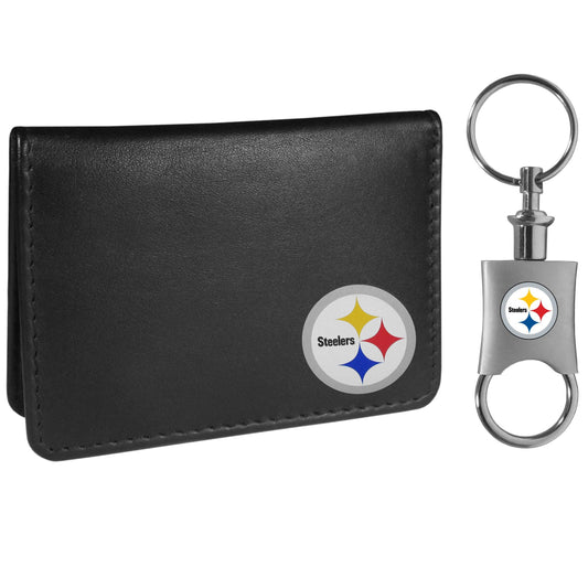 Pittsburgh Steelers Weekend Bi-fold Wallet & Valet Key Chain - Flyclothing LLC