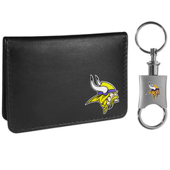 Minnesota Vikings Weekend Bi-fold Wallet & Valet Key Chain - Siskiyou Buckle