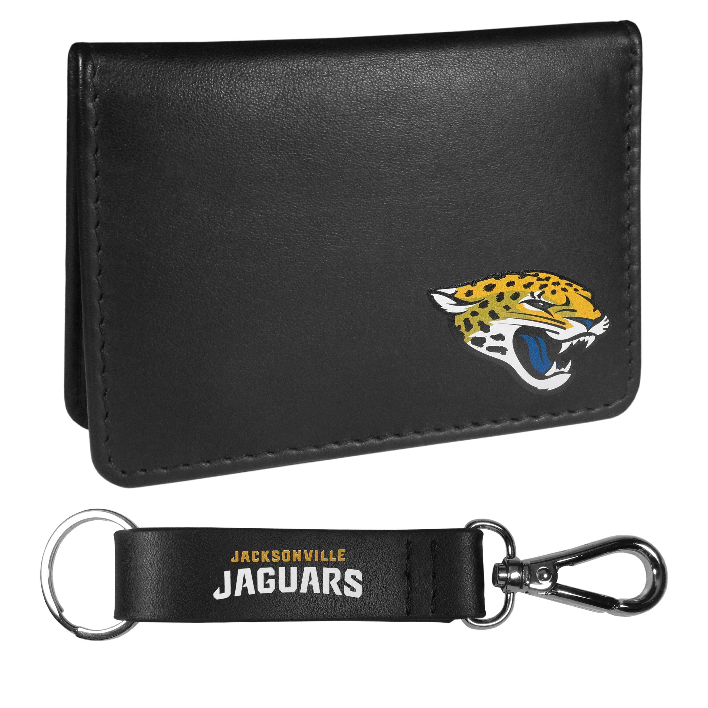 Jacksonville Jaguars Weekend Bi-fold Wallet & Strap Key Chain - Flyclothing LLC