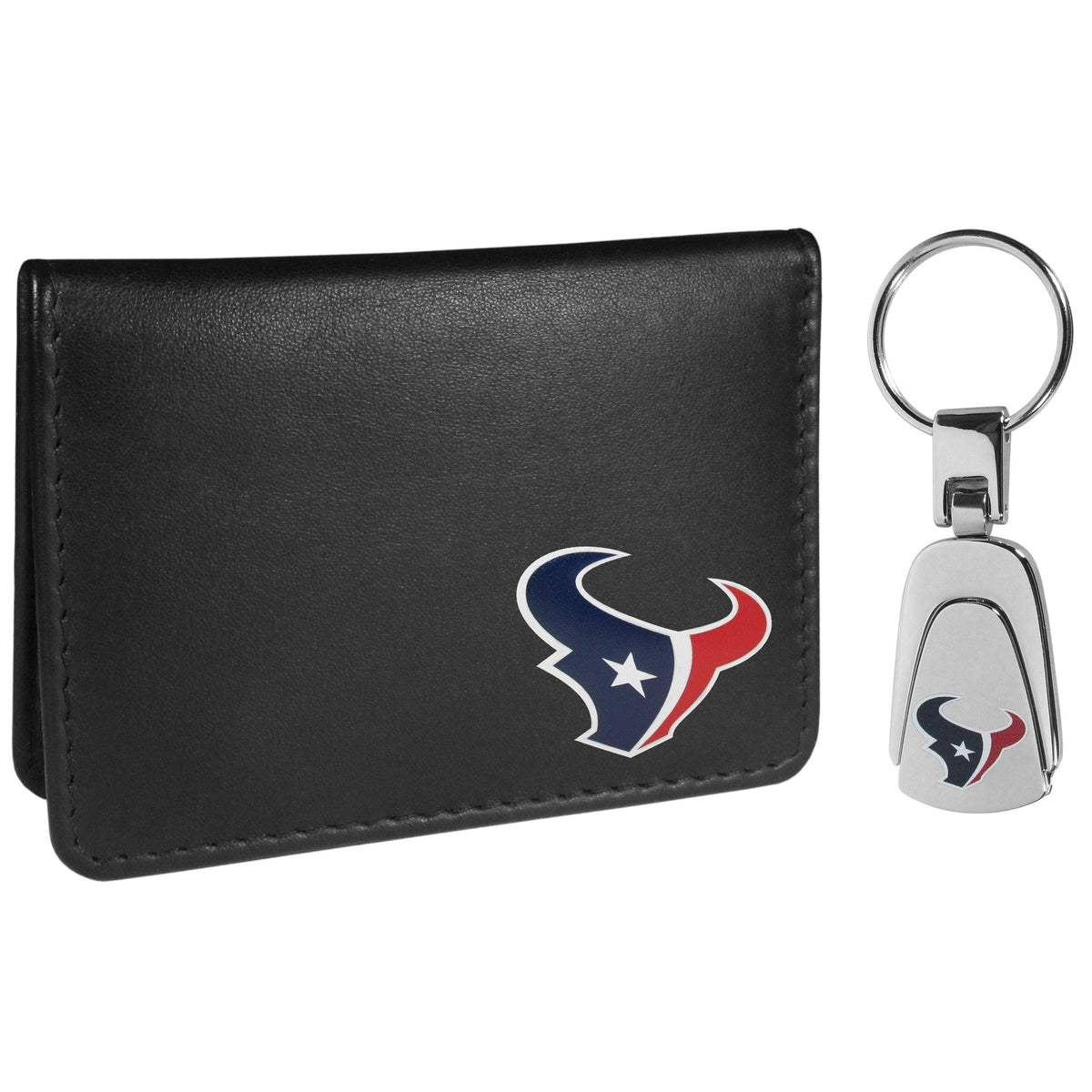 Houston Texans Weekend Bi-fold Wallet & Steel Key Chain - Flyclothing LLC