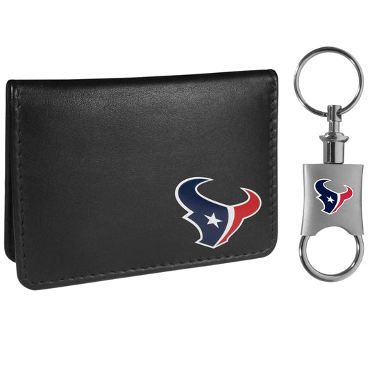 Houston Texans Weekend Bi-fold Wallet & Valet Key Chain - Flyclothing LLC