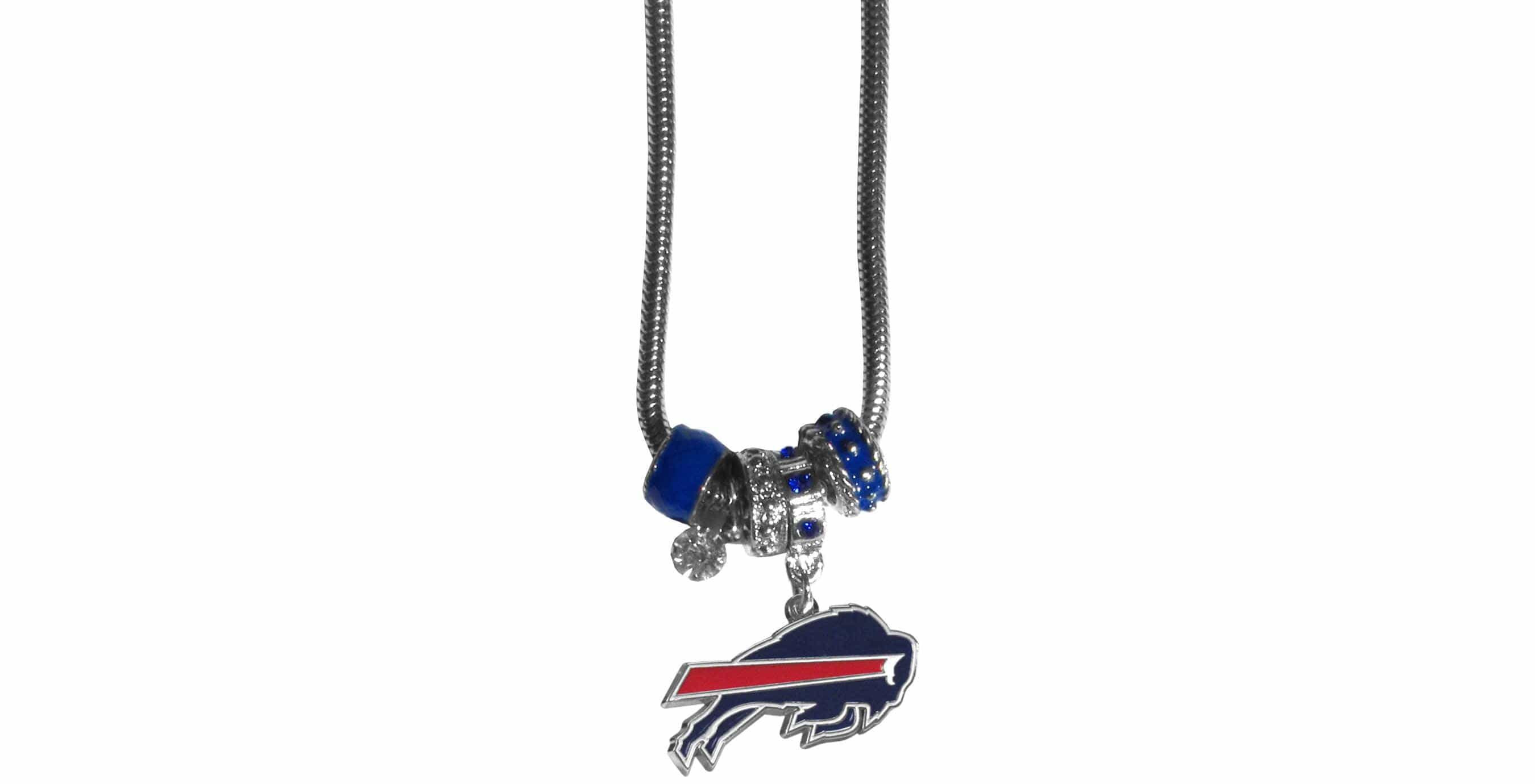 Buffalo Bills Euro Bead Necklace - Siskiyou Buckle