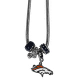 Denver Broncos Euro Bead Necklace - Flyclothing LLC