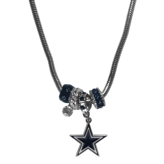 Dallas Cowboys Euro Bead Necklace - Siskiyou Buckle