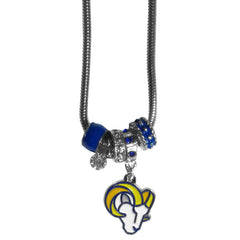 Los Angeles Rams Euro Bead Necklace - Flyclothing LLC