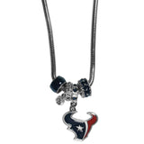 Houston Texans Euro Bead Necklace - Flyclothing LLC