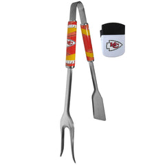 Kansas City Chiefs 3 in 1 BBQ Tool and Chip Clip - Flyclothing LLC