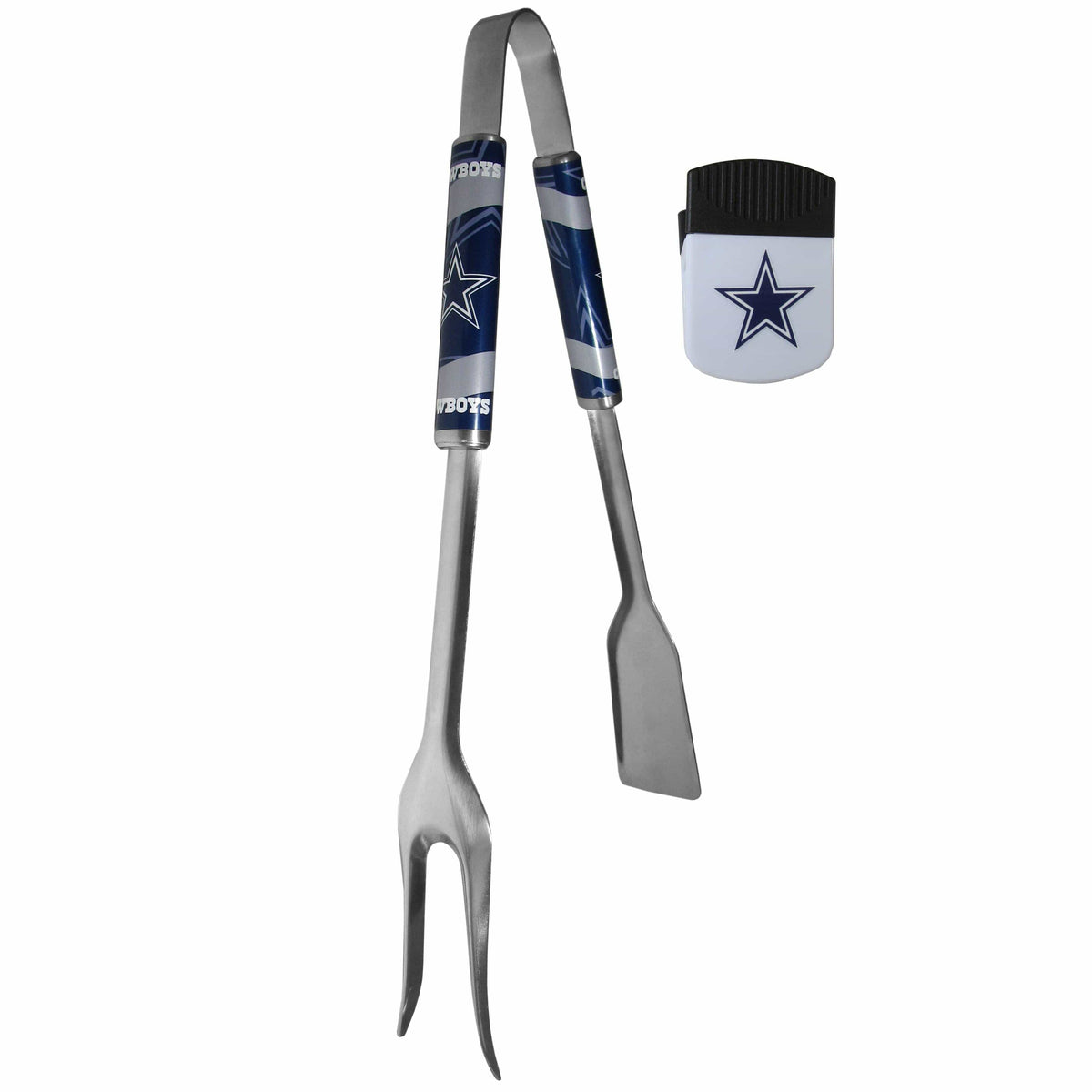 Dallas Cowboys 3 in 1 BBQ Tool and Chip Clip - Siskiyou Buckle