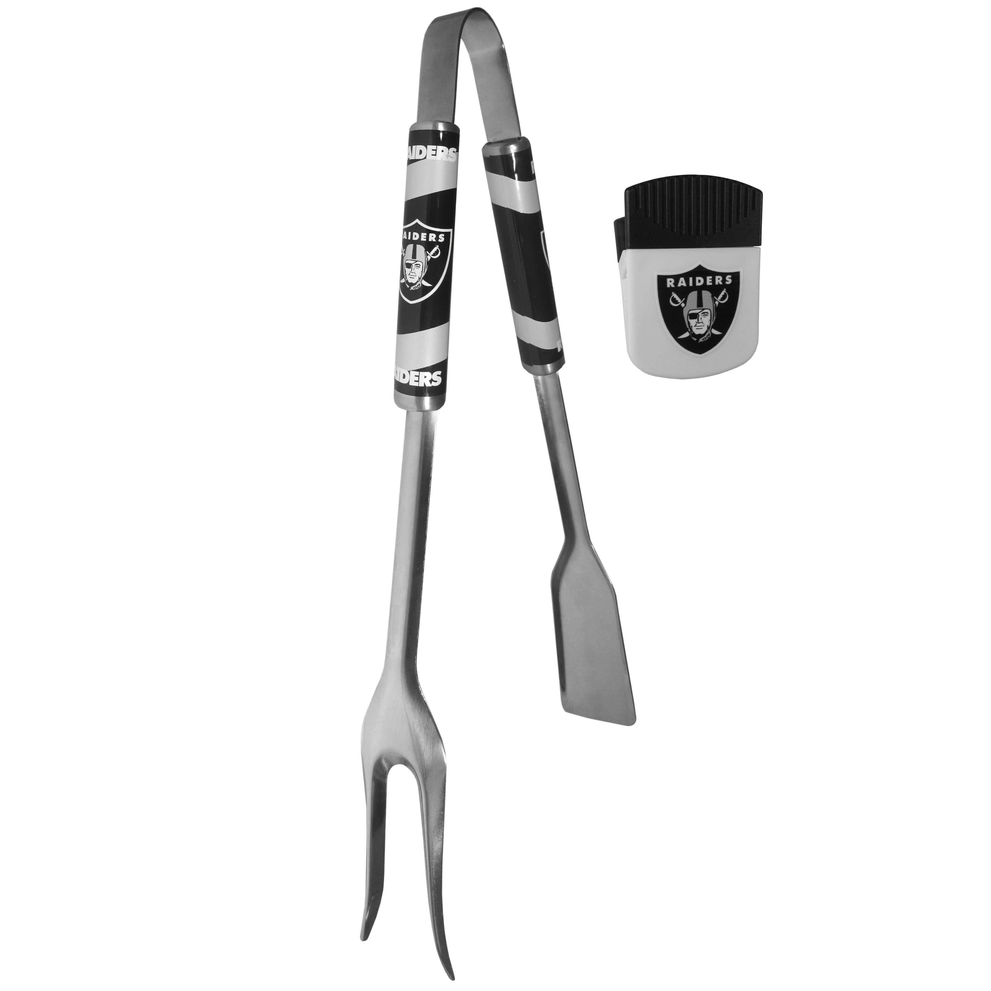 Oakland Raiders 3 in 1 BBQ Tool and Chip Clip - Siskiyou Buckle