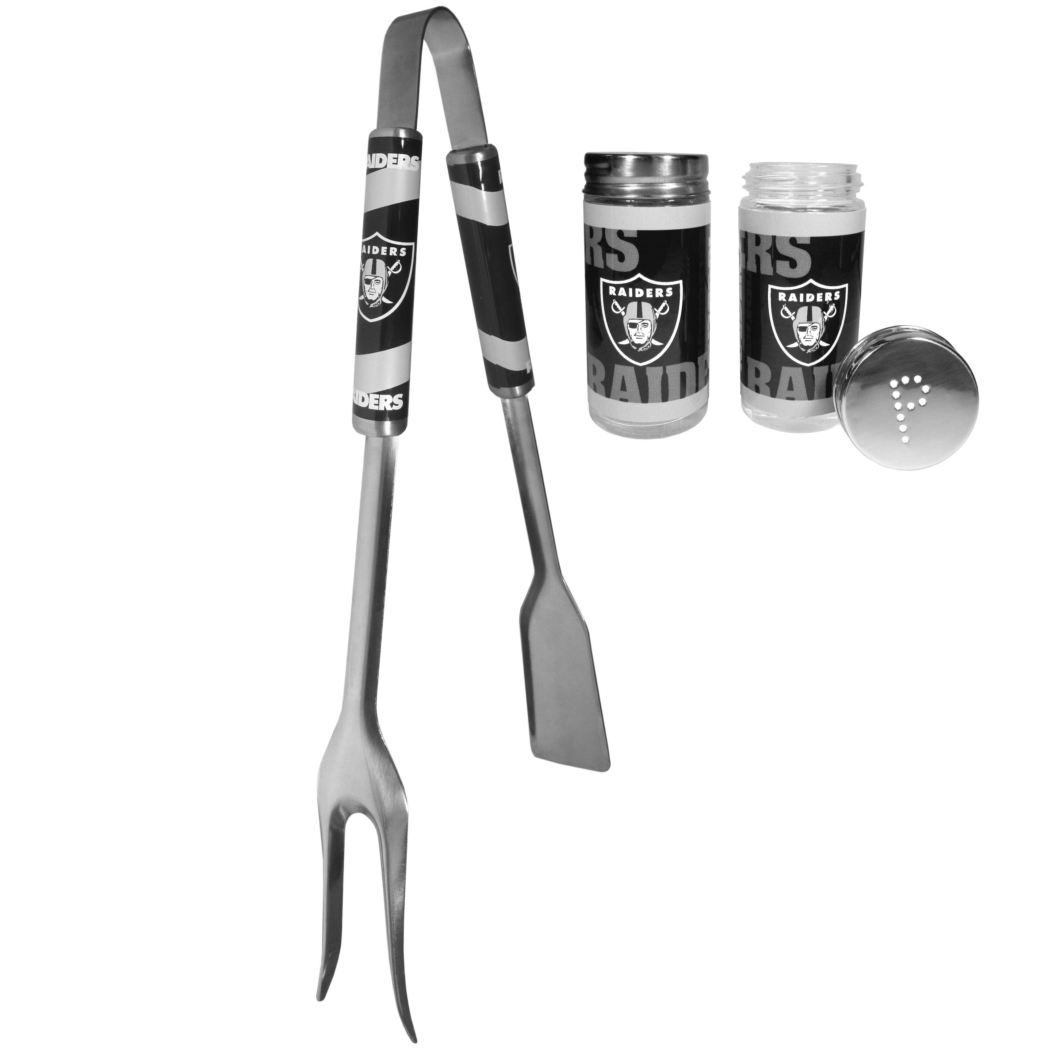 Oakland Raiders 3 in 1 BBQ Tool and Season Shaker - Flyclothing LLC