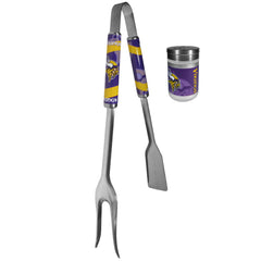 Minnesota Vikings 3 in 1 BBQ Tool and Salt & Pepper Shaker - Flyclothing LLC