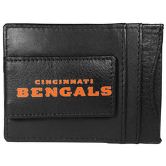 Cincinnati Bengals Logo Leather Cash and Cardholder - Flyclothing LLC