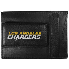 Los Angeles Chargers Logo Leather Cash and Cardholder - Flyclothing LLC