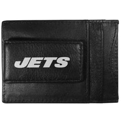 New York Jets Logo Leather Cash and Cardholder - Flyclothing LLC