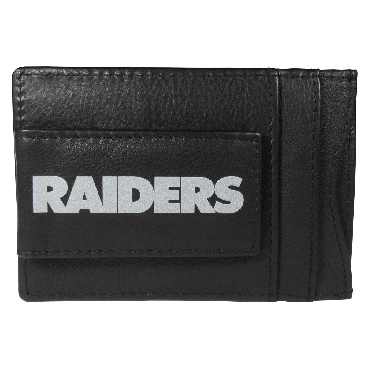 Las Vegas Raiders Logo Leather Cash and Cardholder - Flyclothing LLC