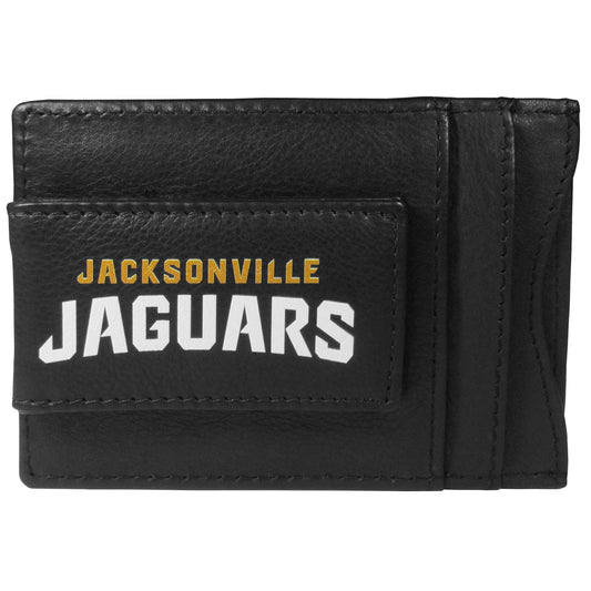 Jacksonville Jaguars Logo Leather Cash and Cardholder - Flyclothing LLC