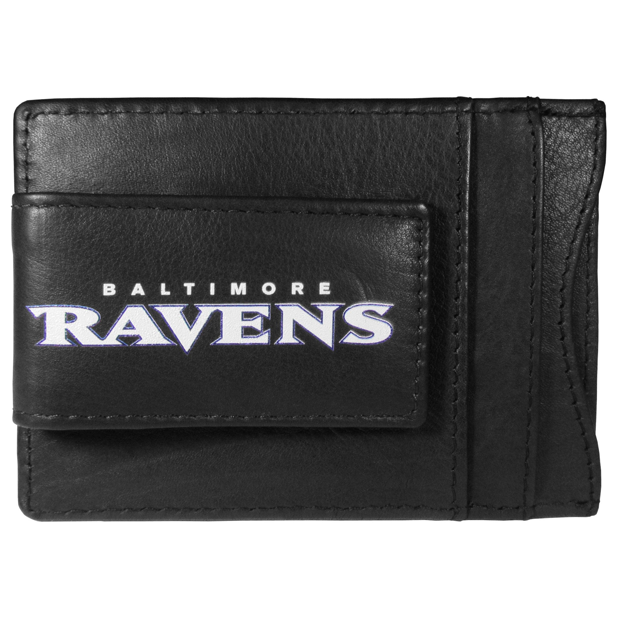 Baltimore Ravens Logo Leather Cash and Cardholder - Flyclothing LLC