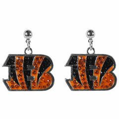 Cincinnati Bengals Crystal Stud Earrings - Siskiyou Buckle