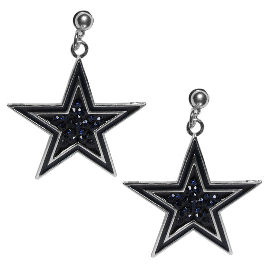 Dallas Cowboys Crystal Stud Earrings - Flyclothing LLC