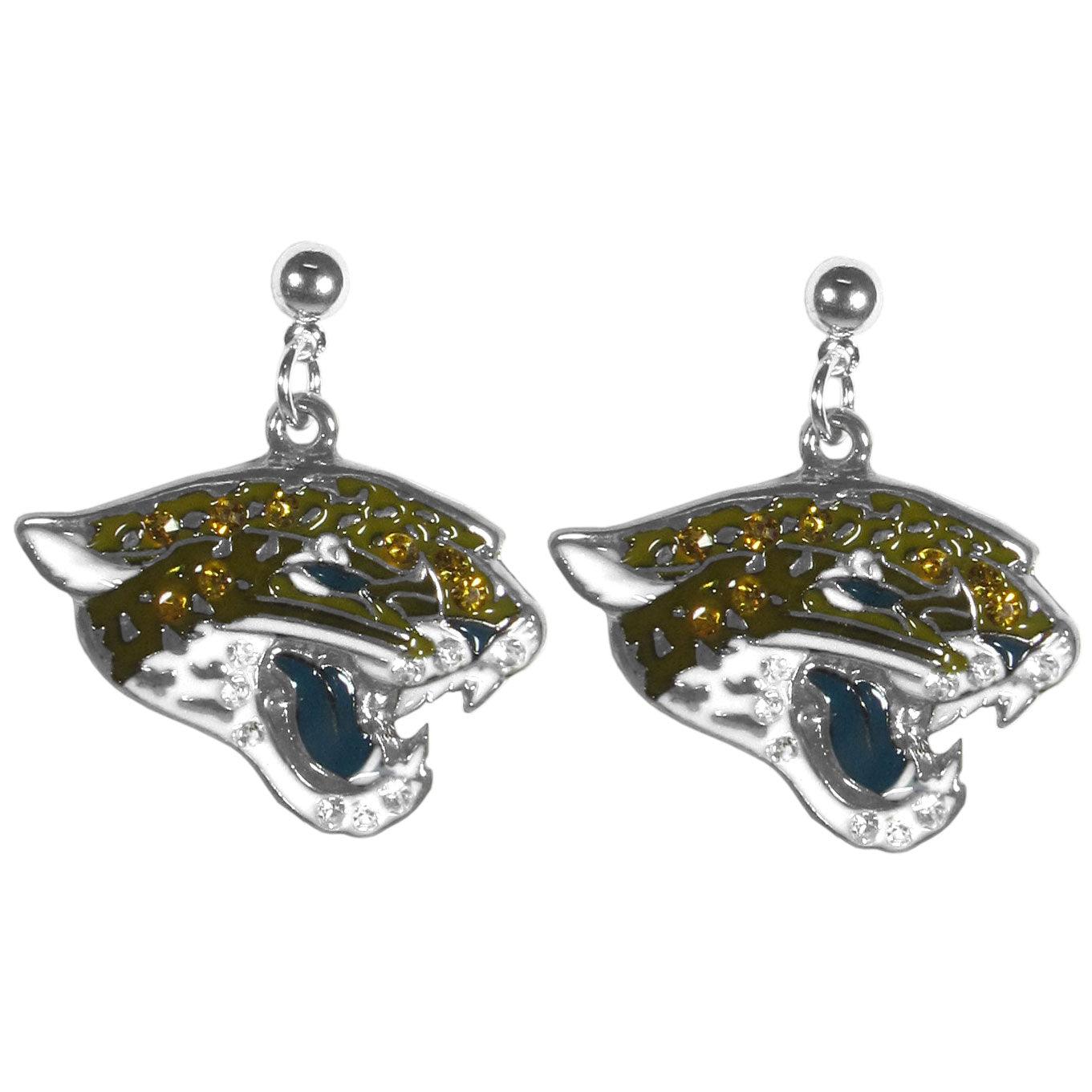 Jacksonville Jaguars Crystal Stud Earrings - Flyclothing LLC